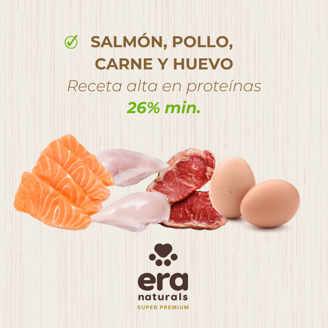 Era Naturals Adulto Raza Mediana y Grande Alimento Super Premium