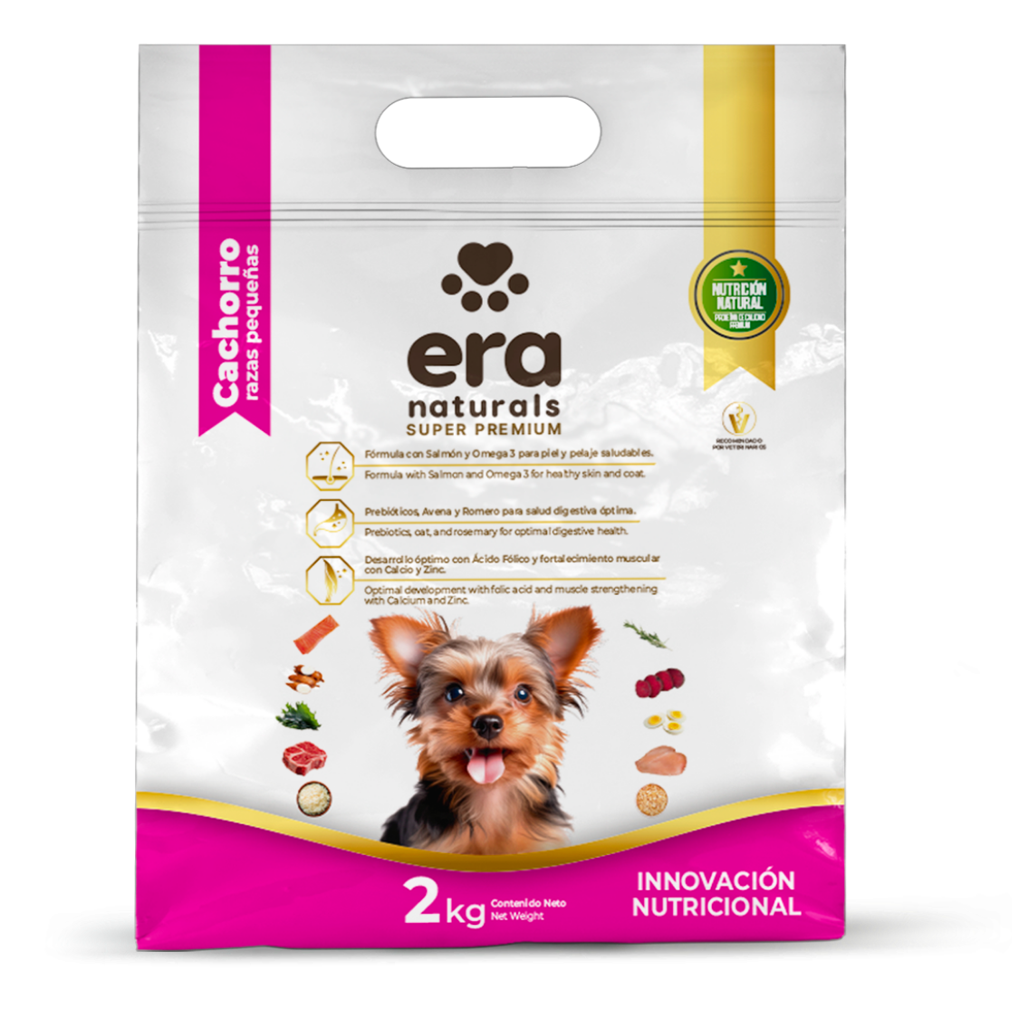 Era Naturals Cachorro Raza Pequeña Alimento Super Premium