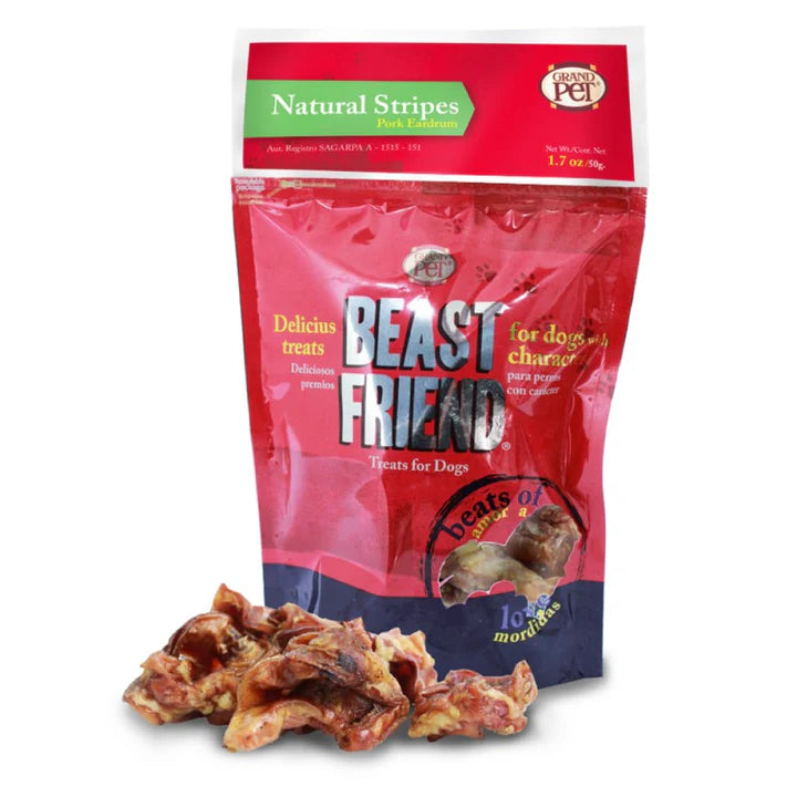 Beast Friend Tímpano de cerdo Premios para Perro - Grand Pet