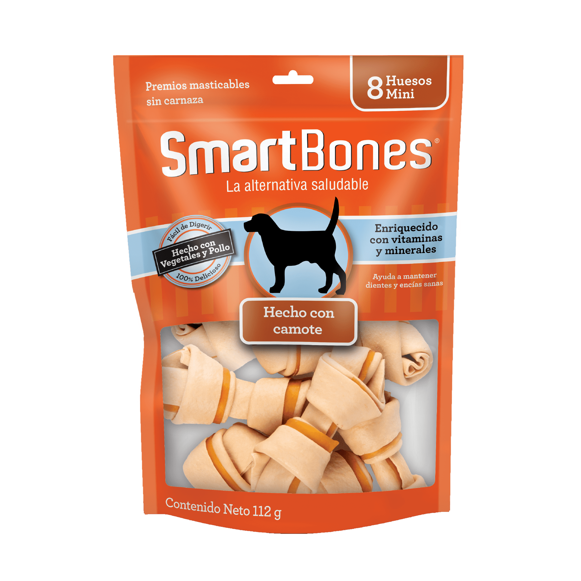 SmartBones Huesos de Camote Mini 8 Piezas