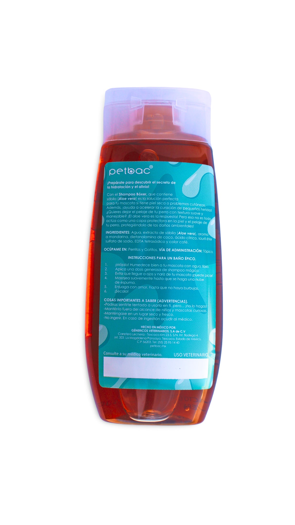 Shampoo Cuidado Especial Boxer 400 Ml - Petbac