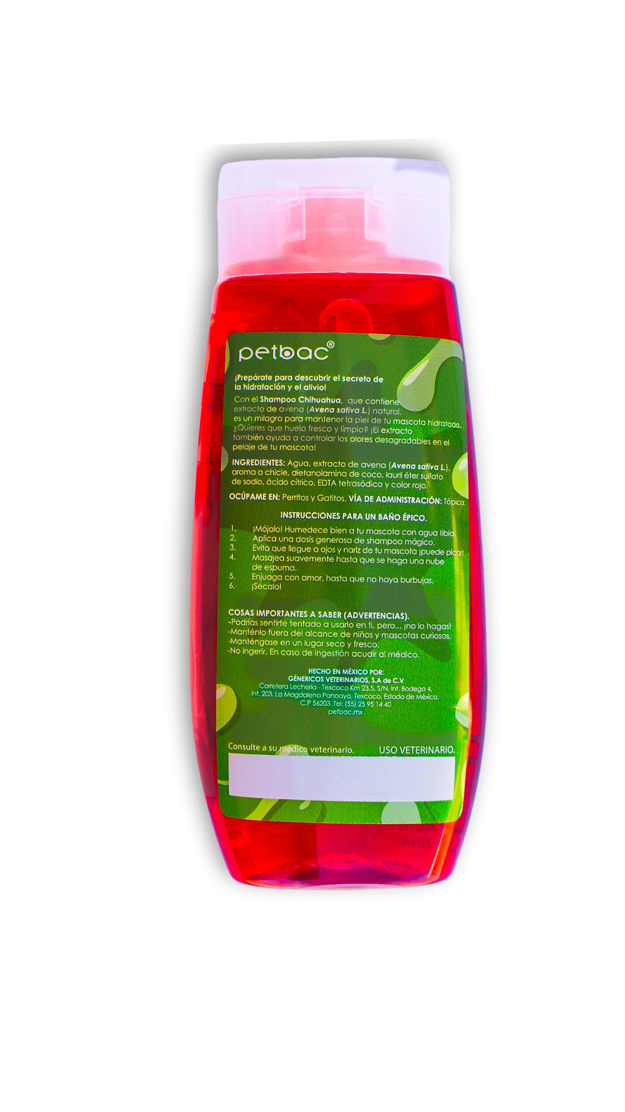 Shampoo Cuidado Especial Chihuahua 400 Ml - Petbac