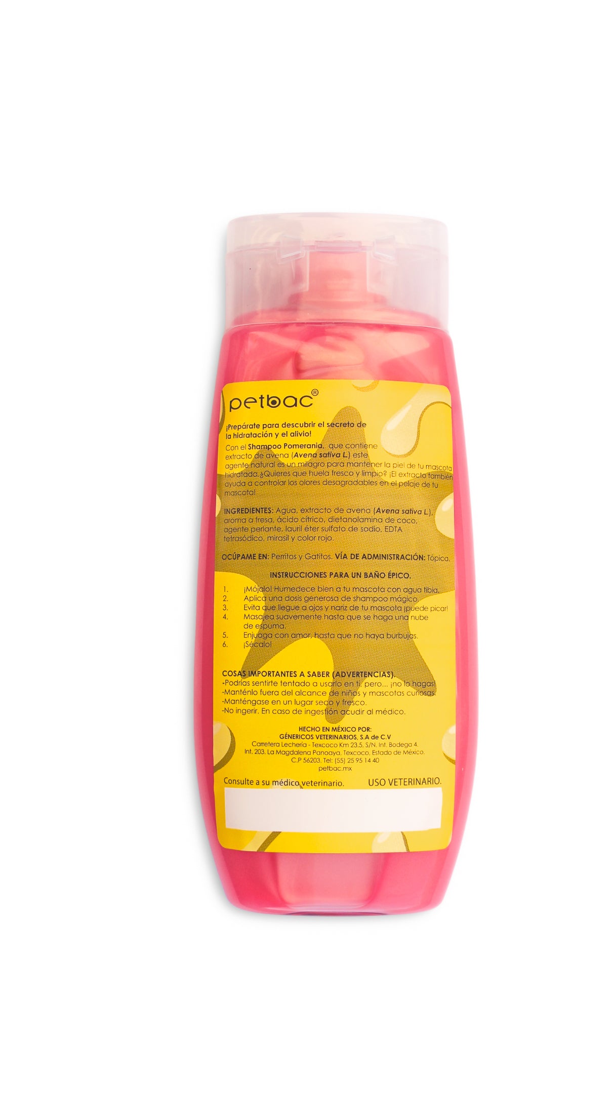 Shampoo Cuidado Especial Pomeriana 400 Ml - Petbac