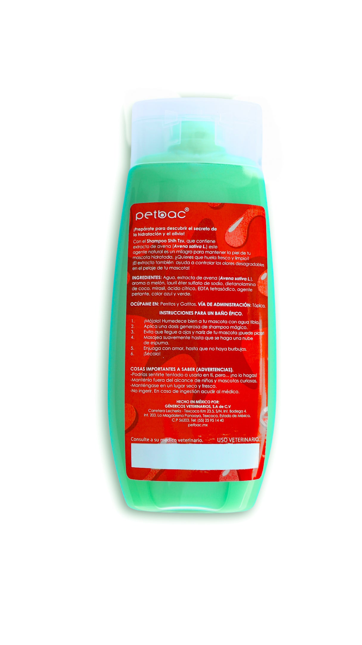 Shampoo Cuidado Especial Shih Tzu 400 Ml - Petbac