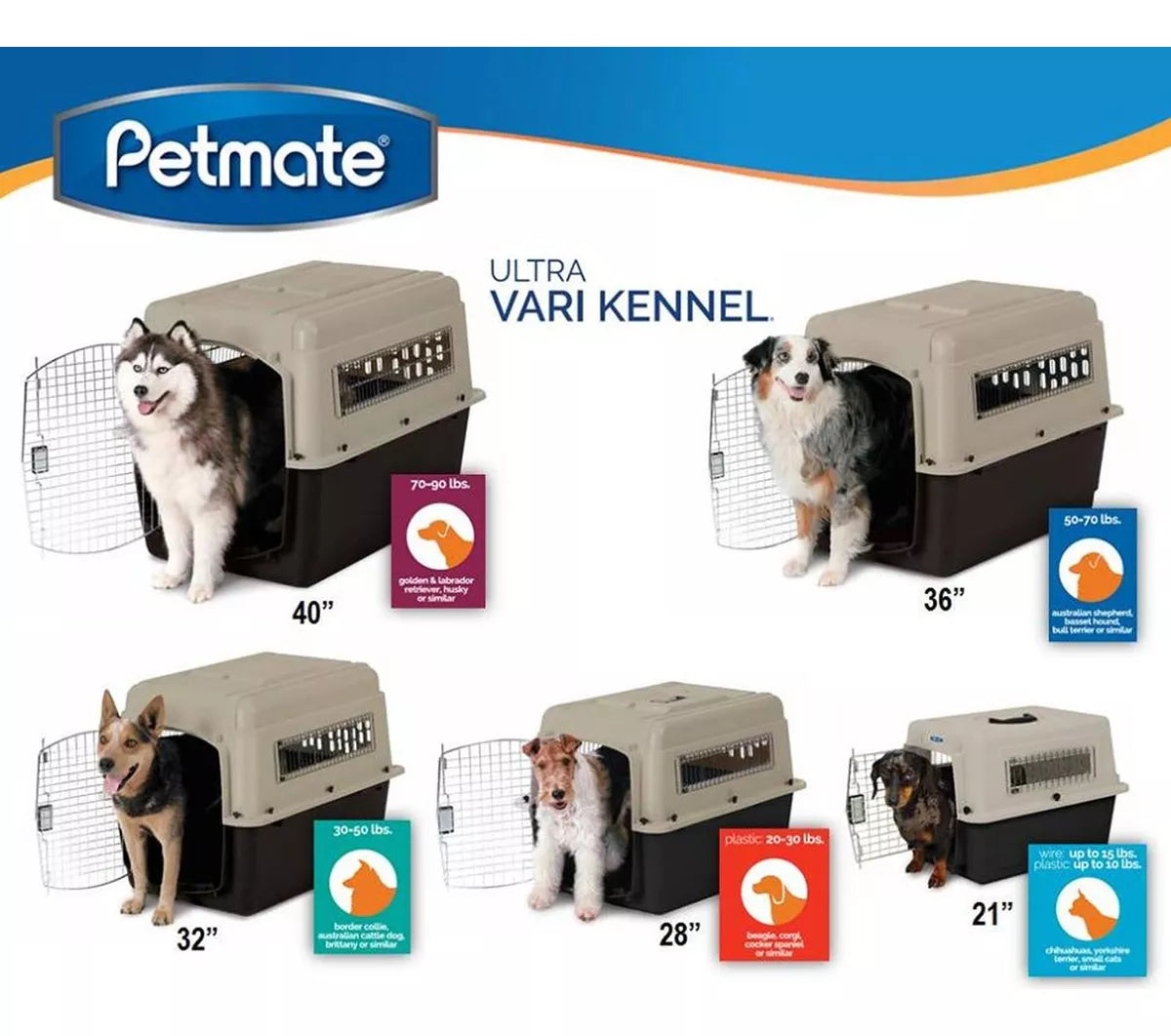 Transportadora para Perro Vari kennel Ultra Intermedia  81 x 57 x 61 Cm -  Petmate