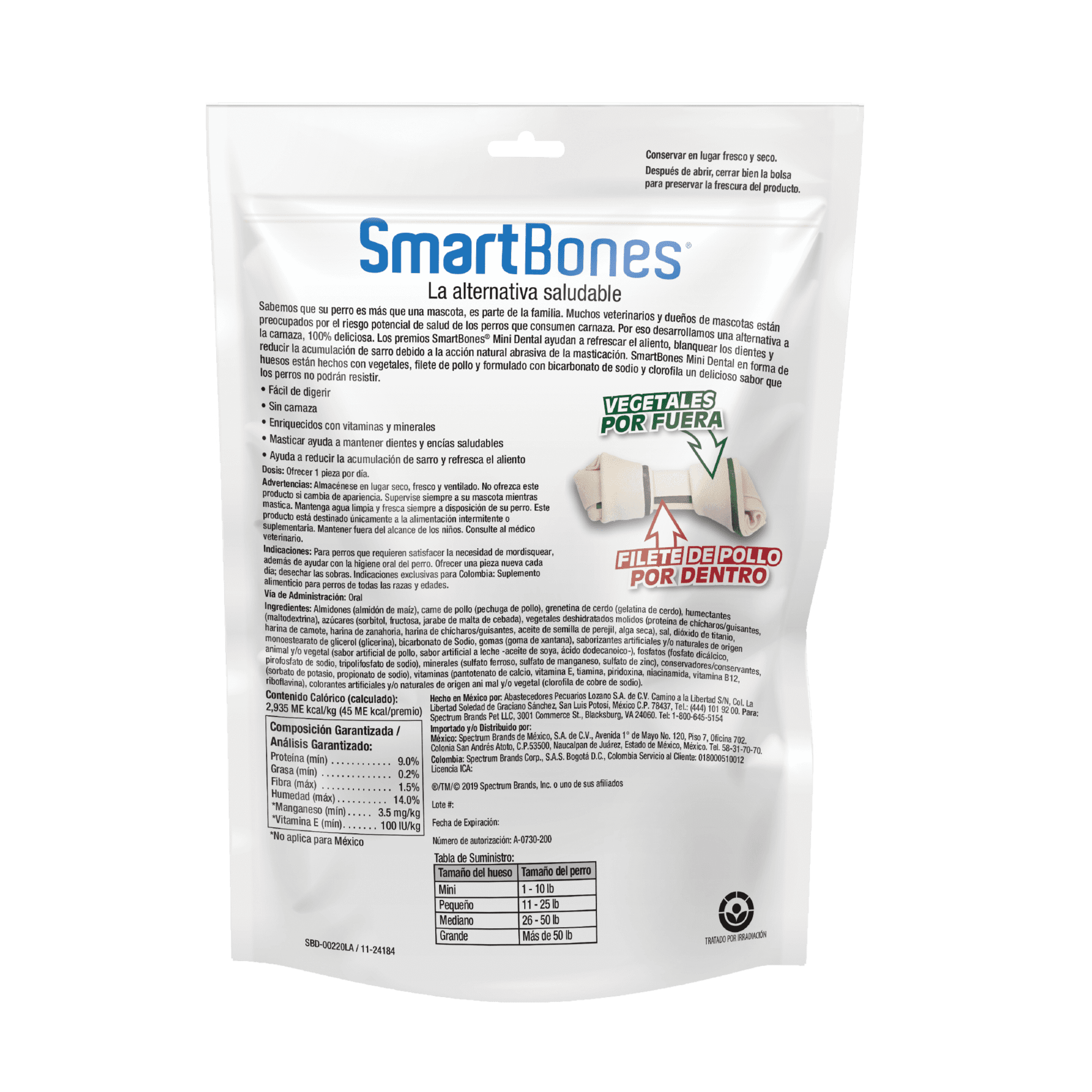 SmartBones Huesos Dental Mini 8 Piezas