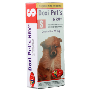 Doxi Pets NRV S 50 mg. 30 tabletas - Norvet – Mister Mascotas